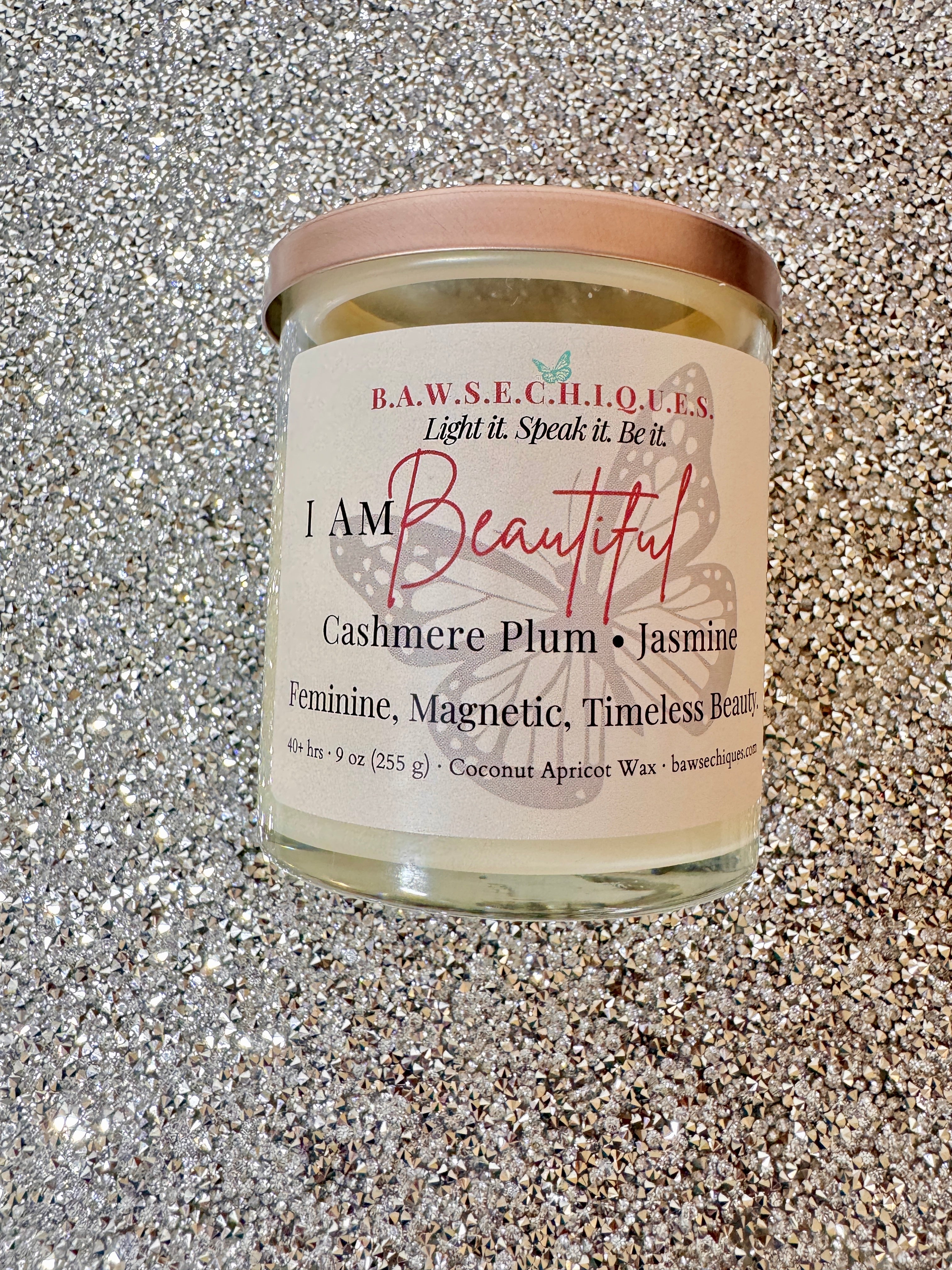 I Am Beautiful—Affirmation Candle