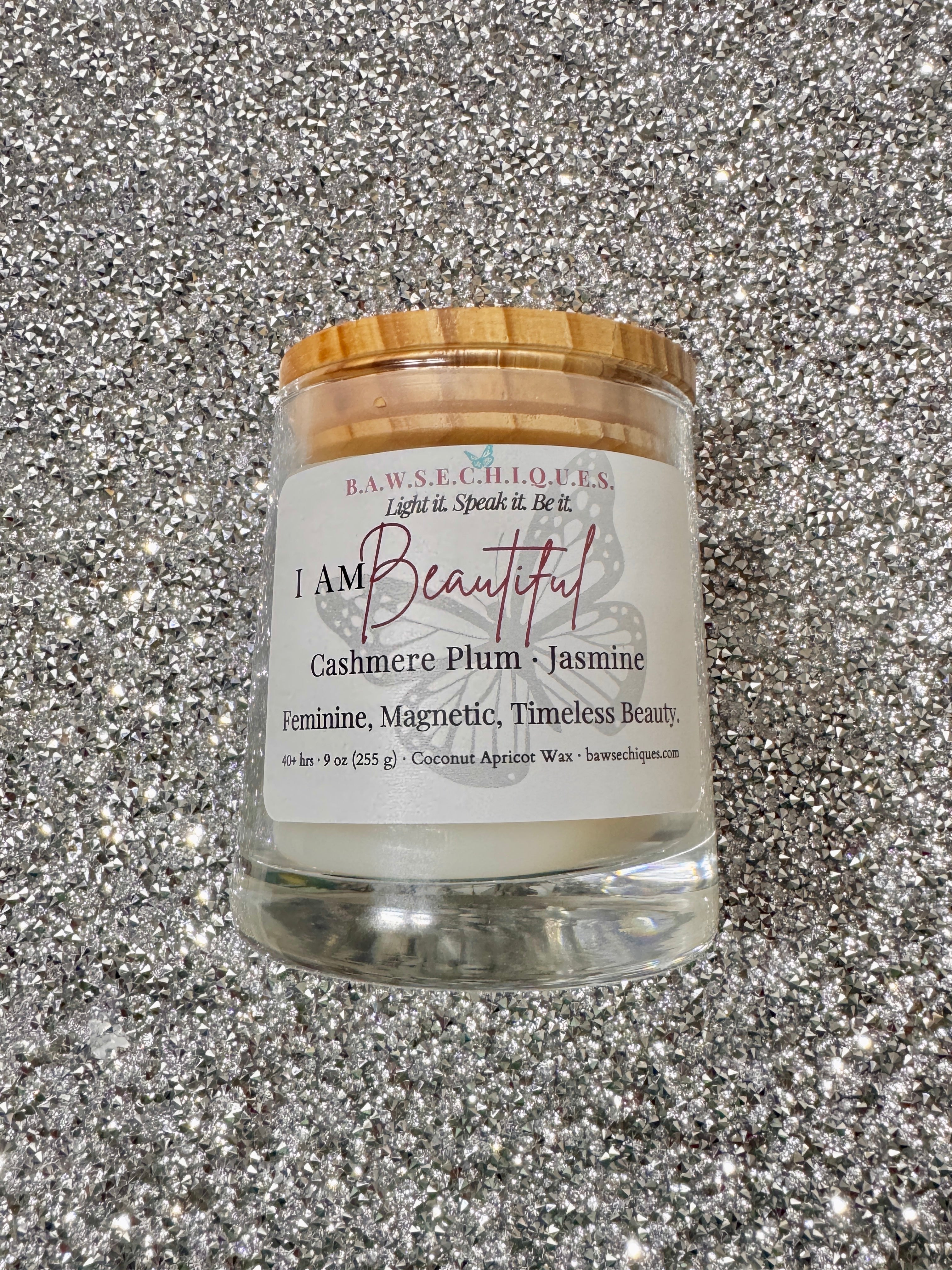 I Am Beautiful—Affirmation Candle