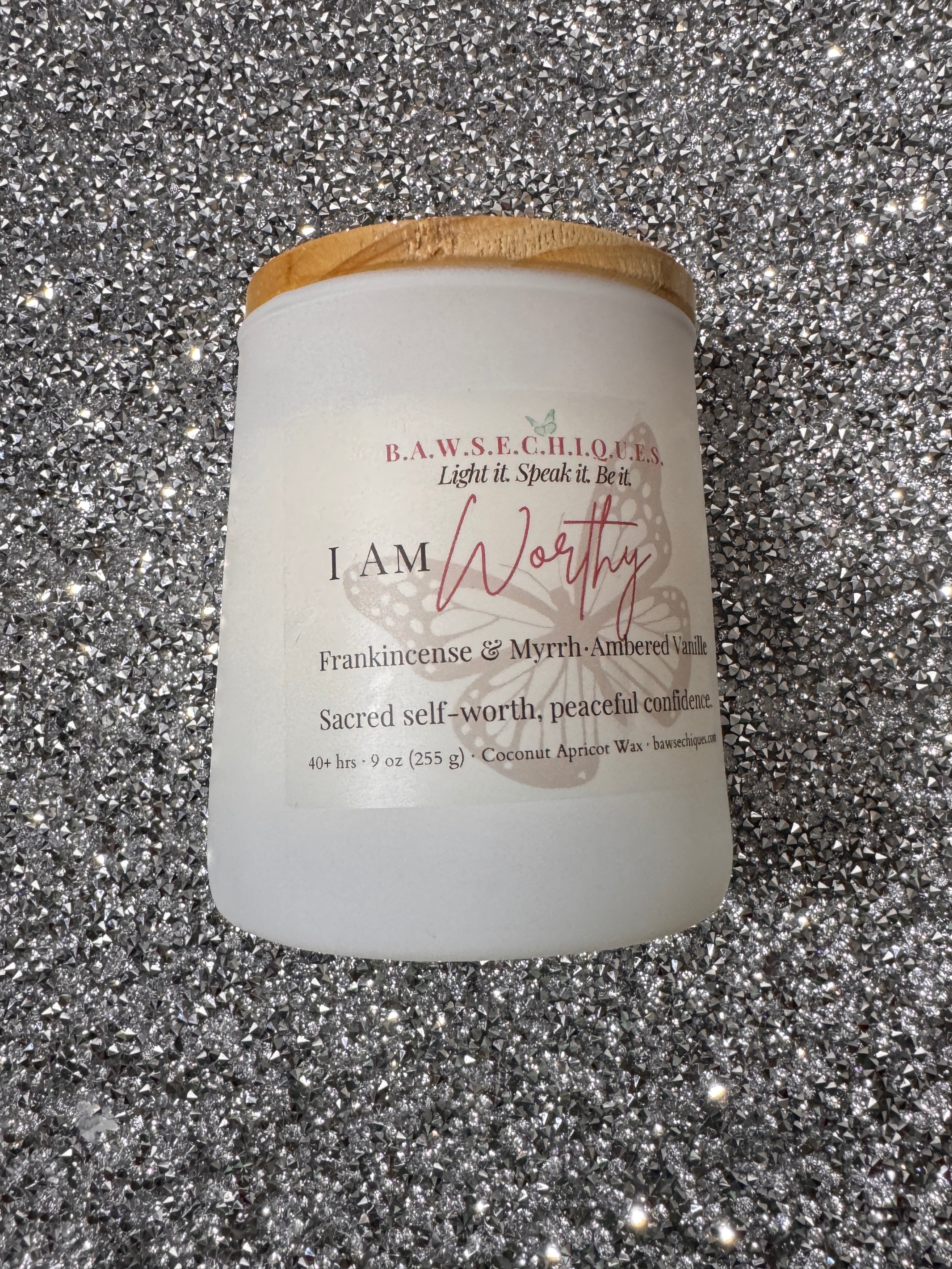 I Am Worthy— Affirmation Candle
