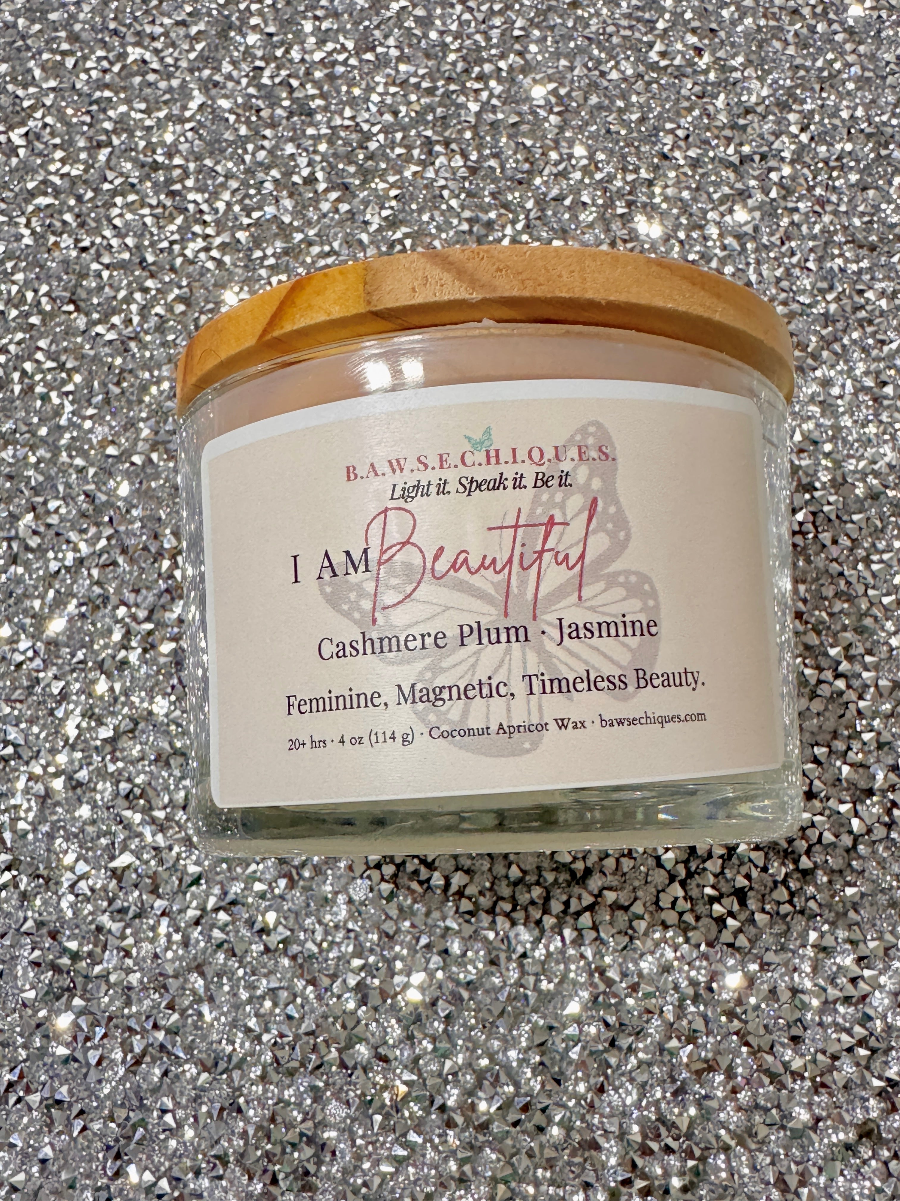 I Am Beautiful—Affirmation Candle