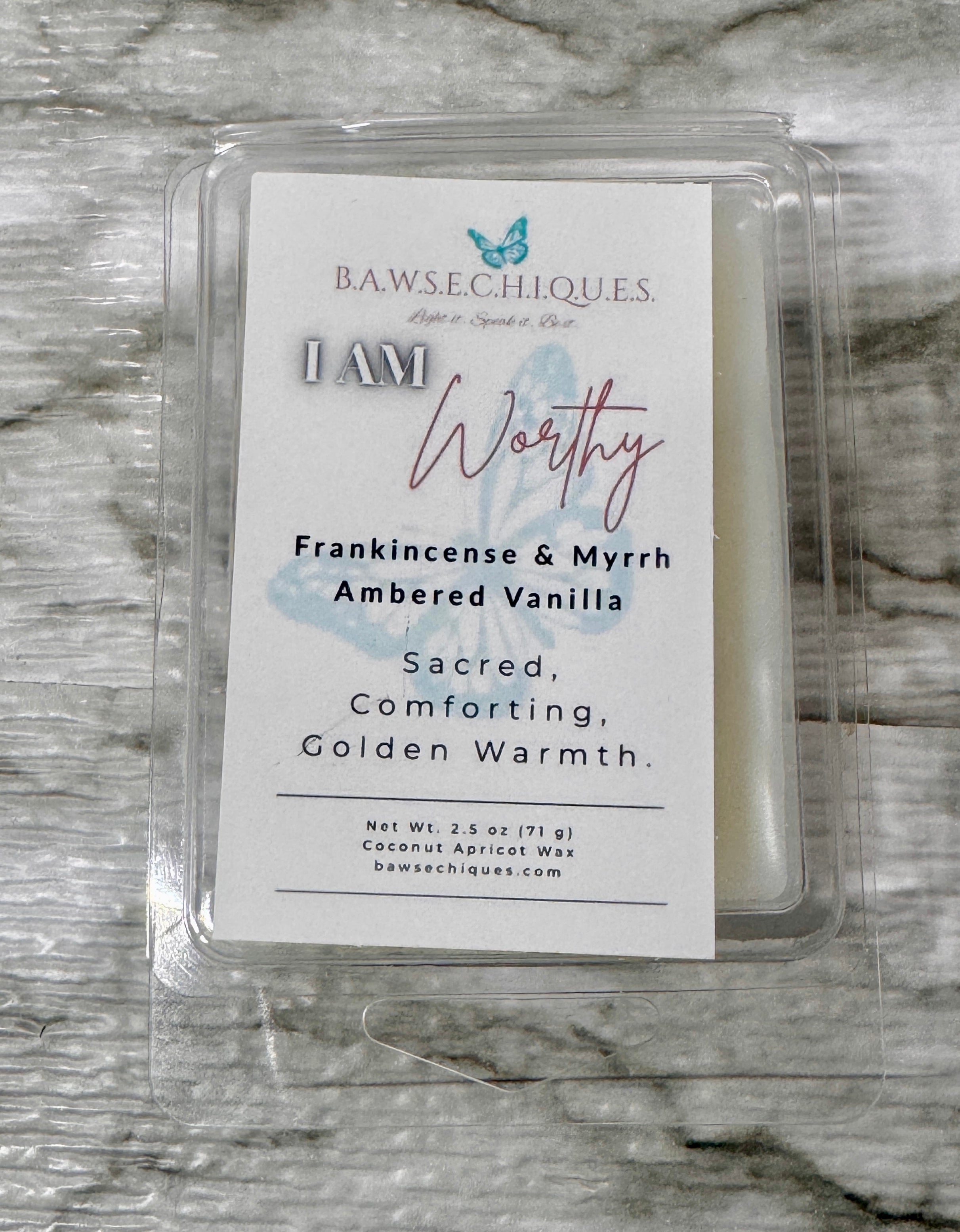 I Am Worthy— Affirmation Candle
